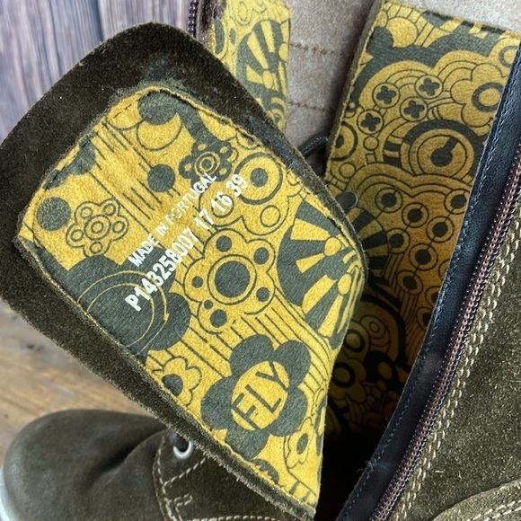 Fly London Lask Mid-calf Dark Brown Boots- Size EUR 39 - Picture 13 of 16